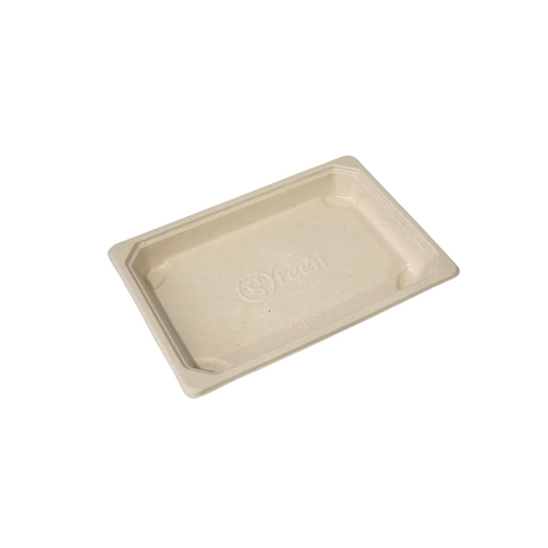 Bamboo Pulp Tray with PET Lid - 8oz (600pcs)